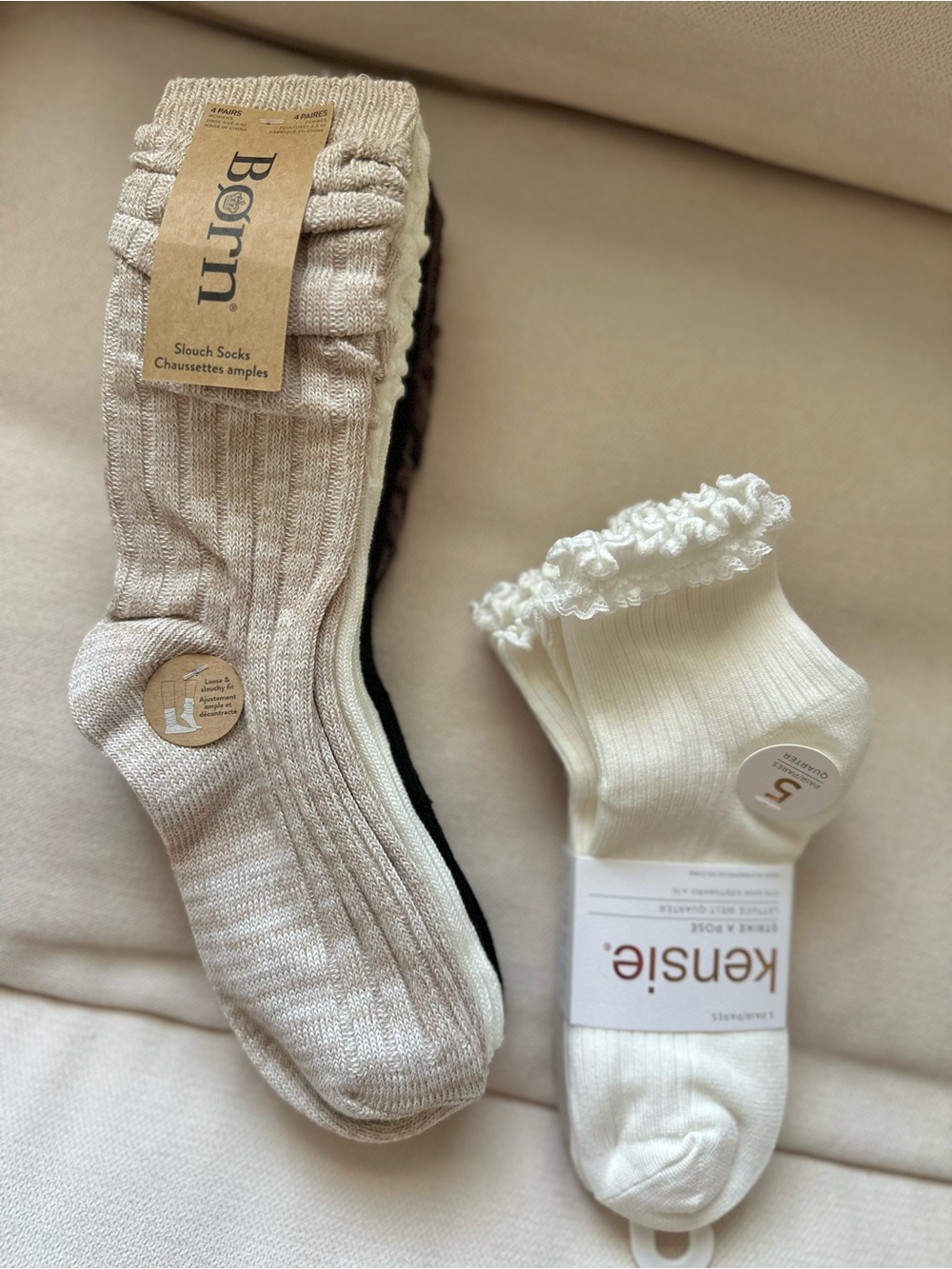 Women’s Born Boot & Ruffle Ankle Socks. Fall Colors Kit - 8 Pairs NEW